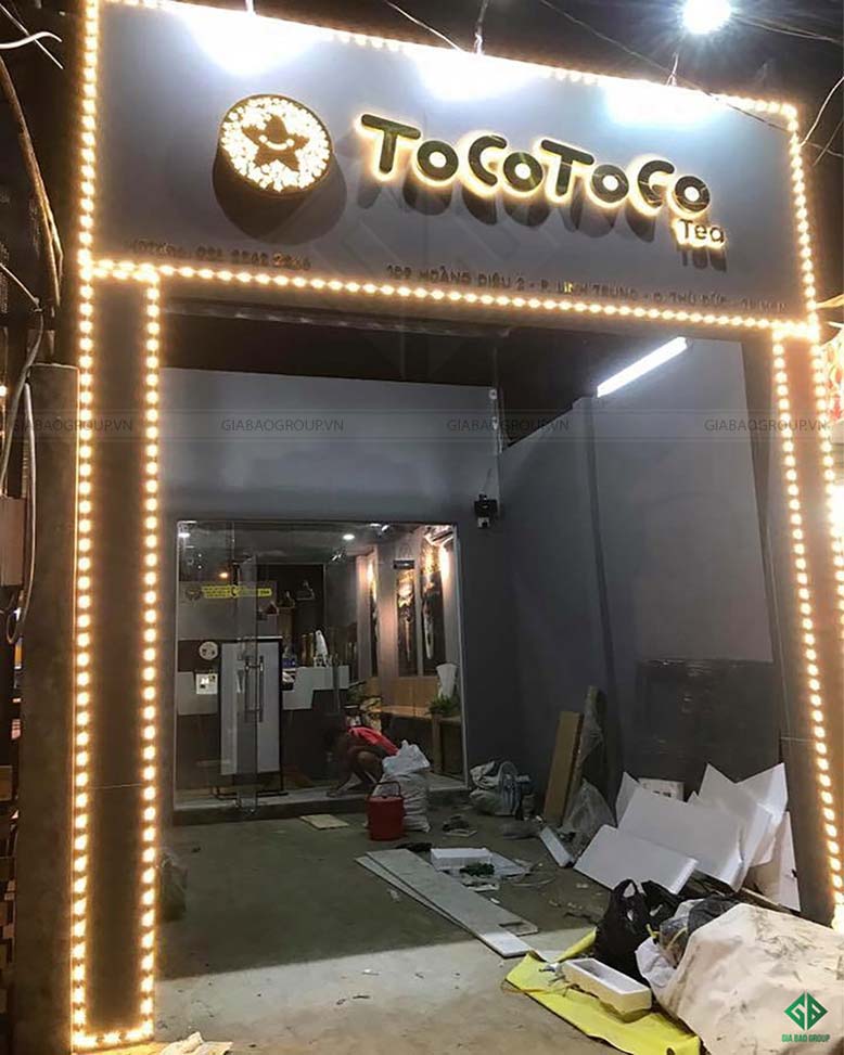 Thiết Kế Quán Trà Sữa TOCOTOCO Tại Thủ Đức