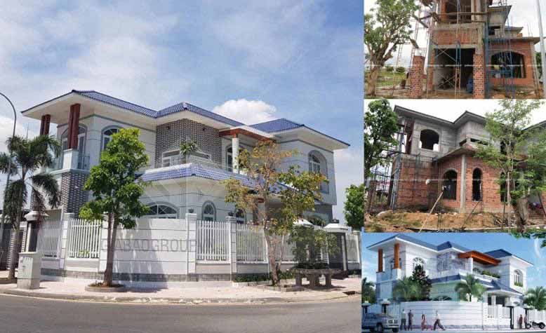 Biệt thự tân cổ điển 2 tầng có 2 mặt tiền