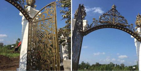 Ngắm những mẫu cổng biệt thự thiết kế sang trọng, tinh tế