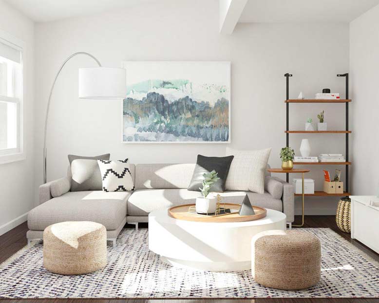 Gợi ý mẫu thiết kế nội thất phòng khách nhỏ tinh tế và đẹp mắt
