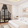 Nội thất phòng ngủ nhà phố 3 tầng phong cách tân cổ điển