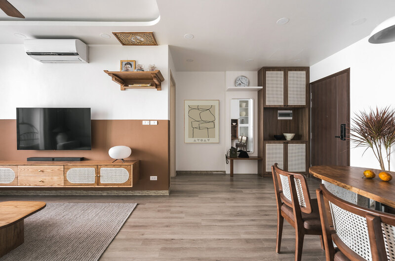 Nội thất căn hộ chung cư phong cách Mid-century Modern