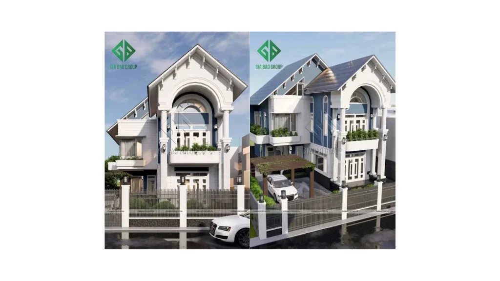Nhà mái Thái 2 tầng sang trọng tại Vũng Tàu