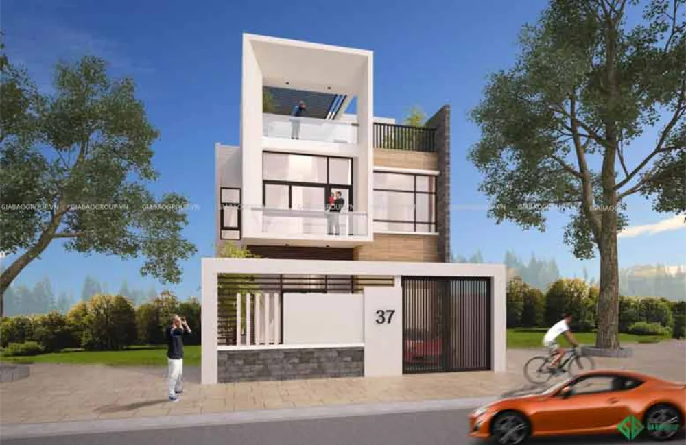 Nhà biệt thự phong cách hiện đại tại Long An
