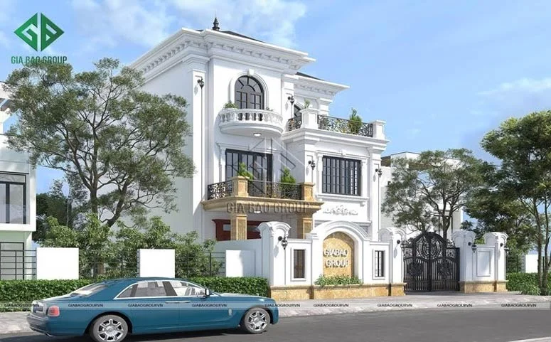 Mẫu biệt thự kiểu Châu Âu đẹp