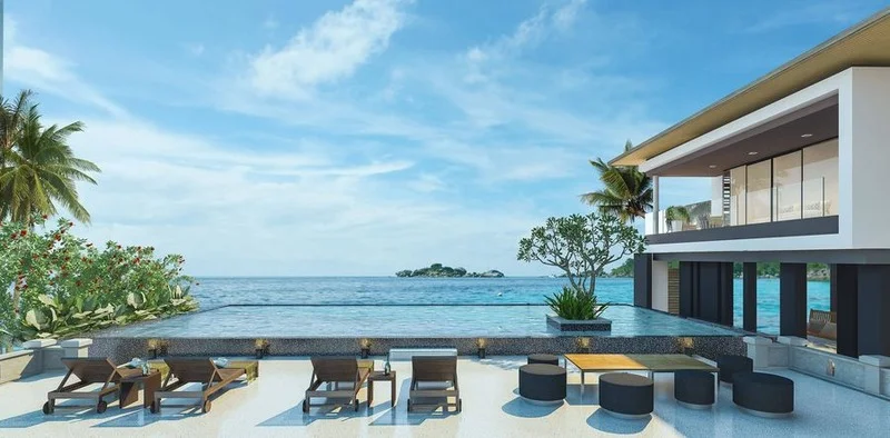 Hồ bơi vô cực hướng ra biển