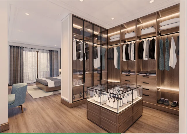 tủ đồ của phong cách thiết kế hiện đại