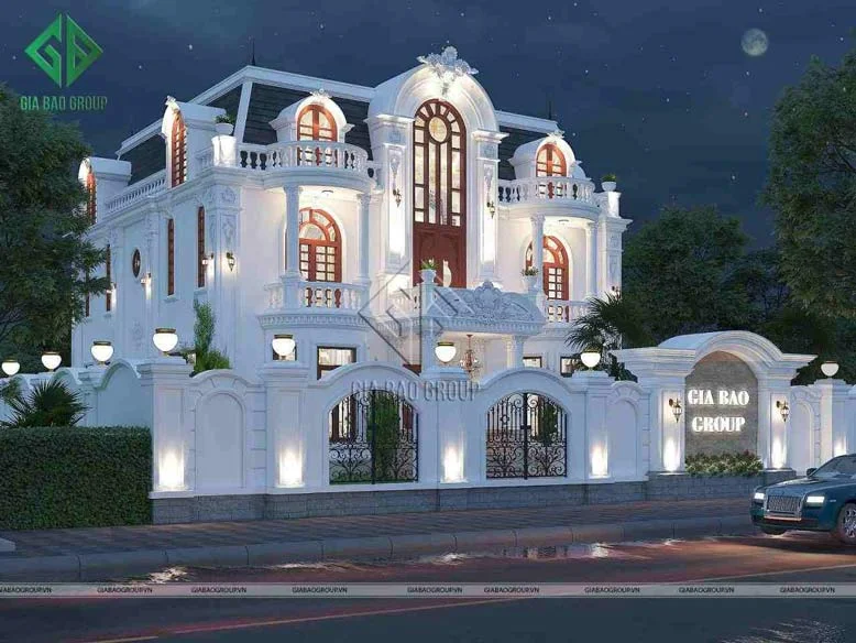 Phong cách biệt thự cổ điển trông vô cùng đẳng cấp, sang trọng