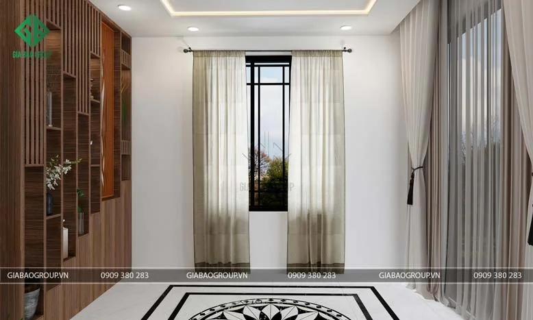 Không gian phòng khách khá lớn và rộng rãi