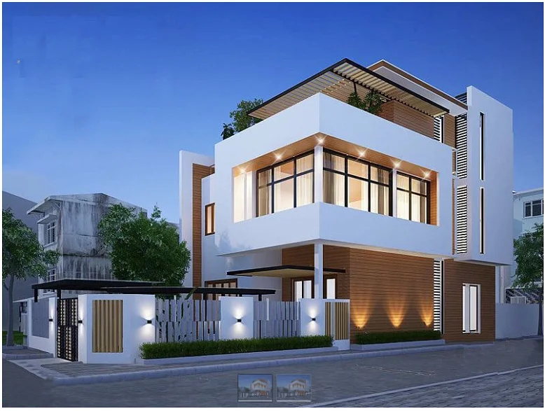 Nhà ống 2 tầng 2 mặt tiền