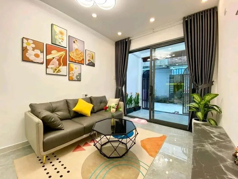 Thiết kế nội thất không gian nhà phố 2 tầng có 4 phòng ngủ