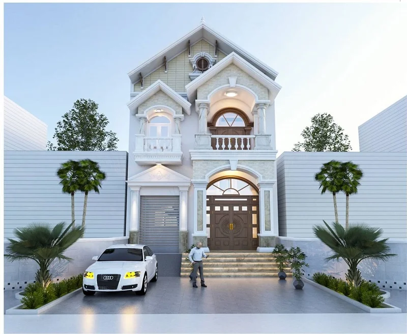 Nhà phố 2 tầng mái thái có những ưu điểm gì?
