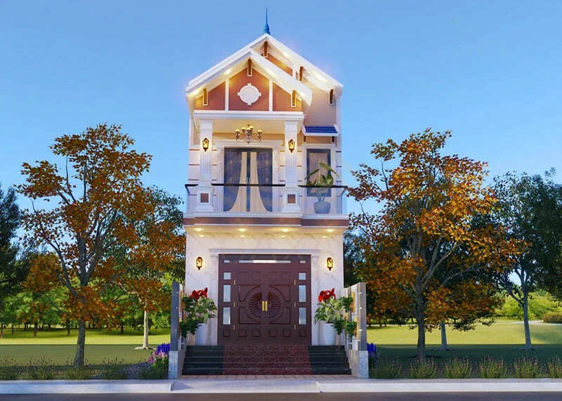 Những yếu tố gây ảnh hưởng đến giá thành khi xây dựng nhà phố 2 tầng mái Thái