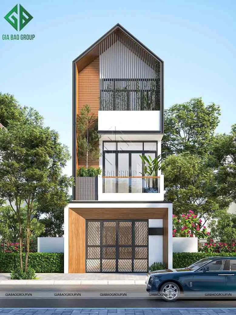 Thiết kế nhà phố 3 tầng đẹp thời thượng, không cầu kỳ rườm rà, nhưng vẫn thu hút người nhìn