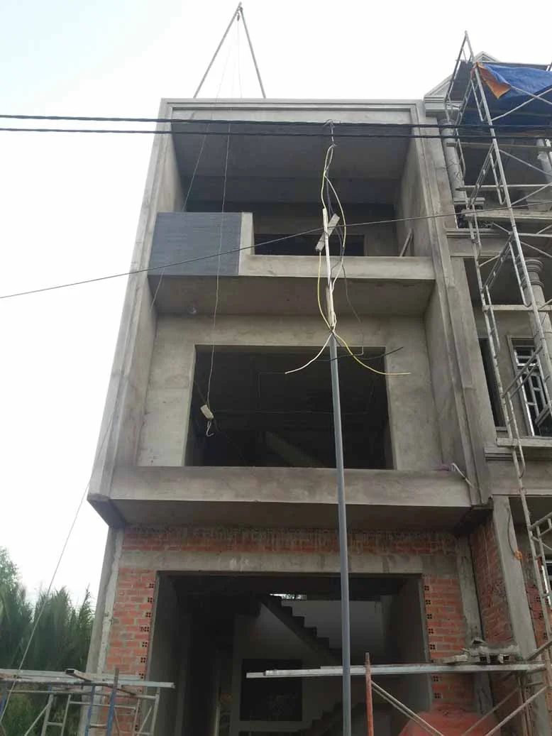 Thi công nhà phố 3 tầng hiện đại
