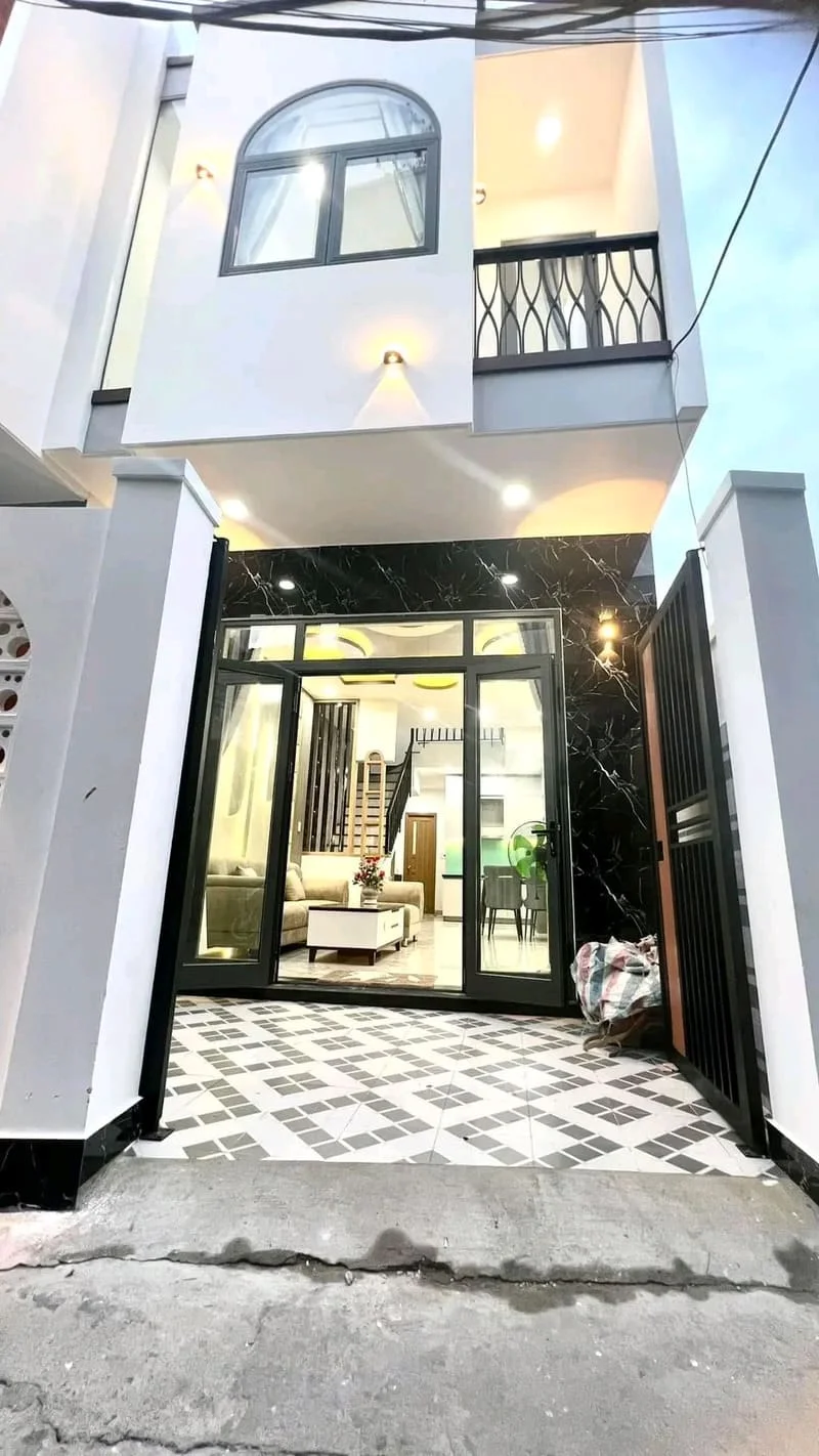 Hình ảnh thi công thực tế nhà phố 4x10m2 2 tầng