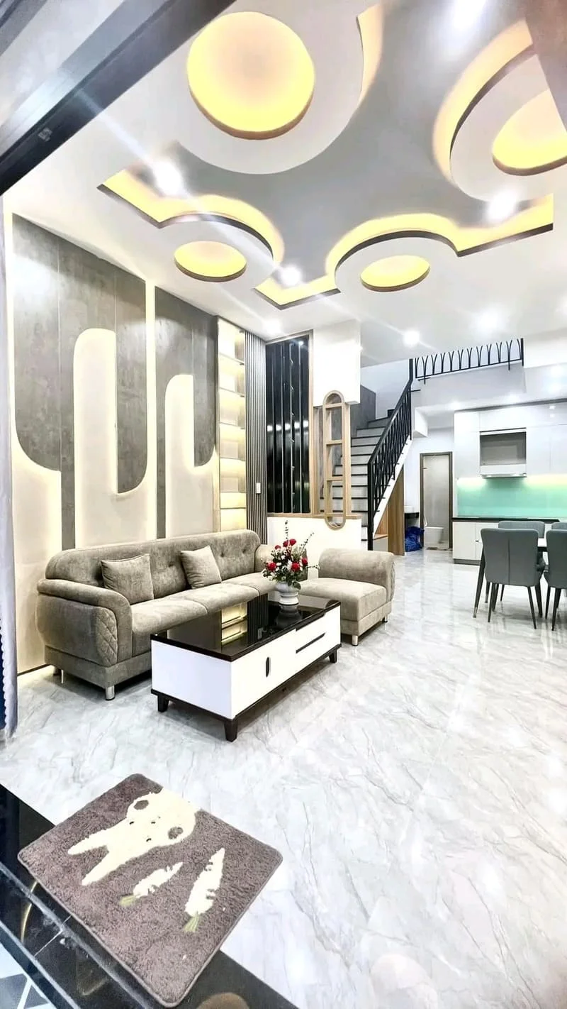 Thiết kế không gian bên trong nhà phố hiện đại
