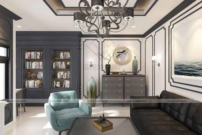 Chất liệu nội thất phong cách tân cổ điển tráng lệ