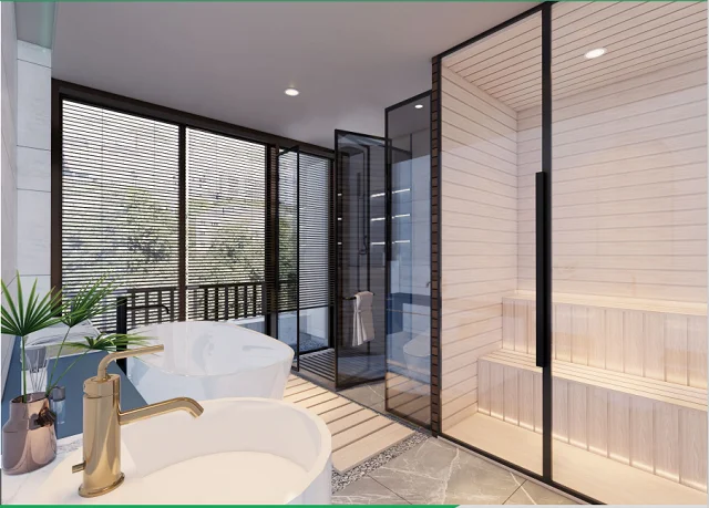 Phòng tắm của thiết kệ hiện đại