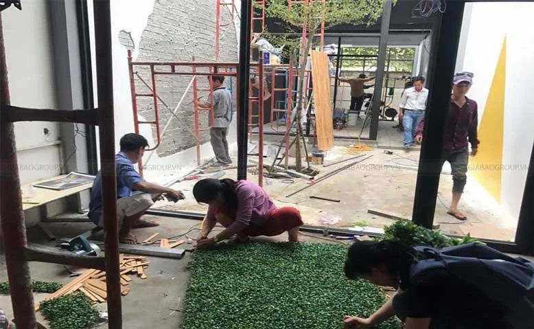 Thi công không gian nhà kính mang đến sự riêng tư cho quán trà sữa đẹp