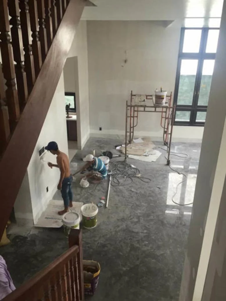 Thi công nội thất biệt thự - phòng khách