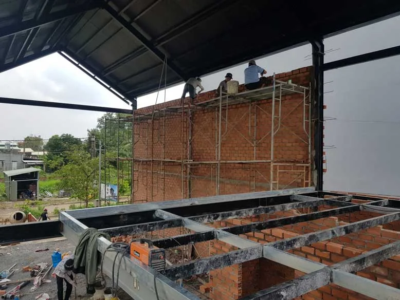 Thi công phần nền móng của công trình