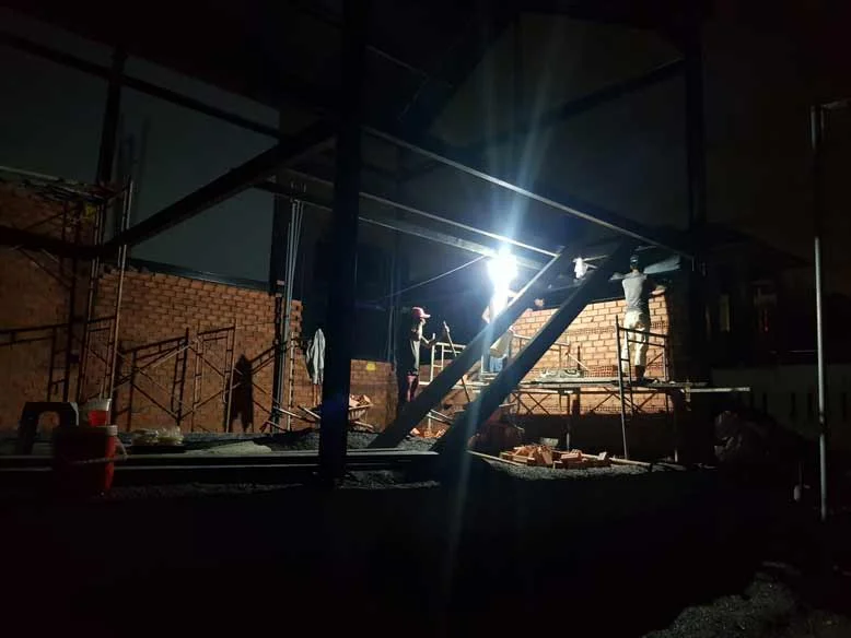 Tiến độ thi công được đẩy mạnh để nhanh chóng hoàn thành