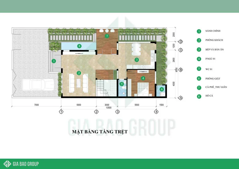 Tối ưu hoá công năng mặt bằng của thiết kế nhà biệt thự phố