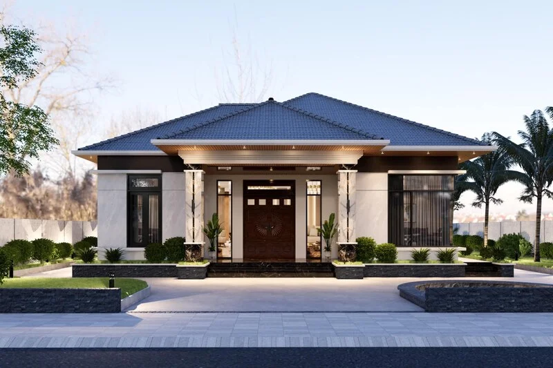 Nét hấp dẫn trong thiết kế nhà cấp 4 đẹp tại Quảng Ngãi