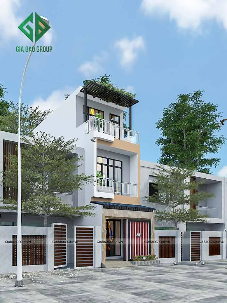 Thiết kế thi công nhà phố hiện đại