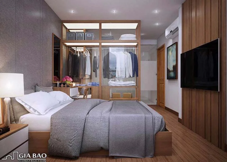 Thiết kế nội thất căn hộ đẹp cho phòng ngủ