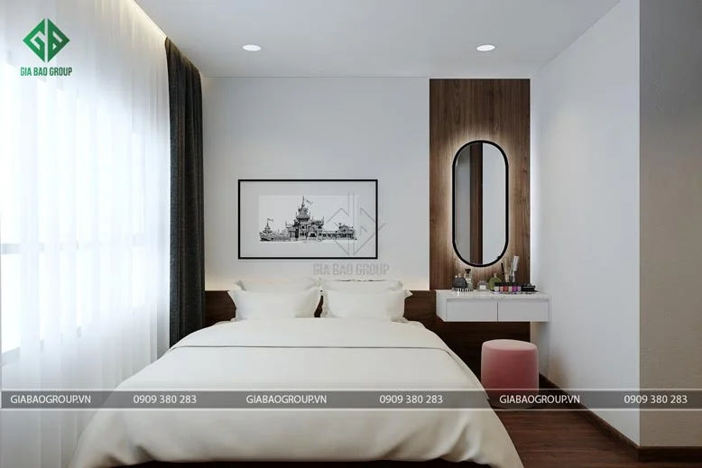Thiết kế theo phong cách hiện đại, đơn giản