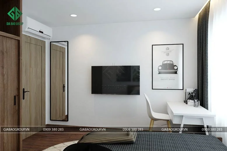 Thiết kế đơn giản, đẹp mắt tạo cảm giác thư giãn thoải mái