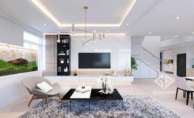 Nội thất căn hộ chung cư đẹp và thời thượng với 135m2