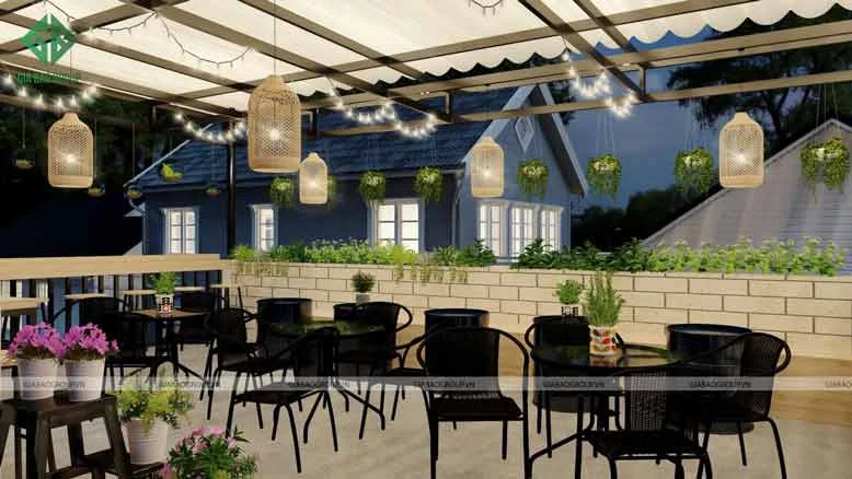 Thiết kế quán cafe đẹp chính là điểm nhấn của quán cà phê
