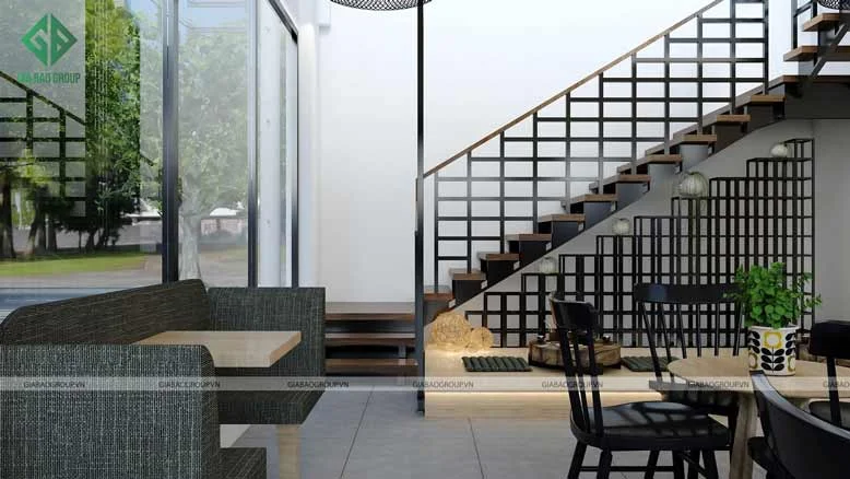 Thiết kế quán cafe đẹp và có không gian ấm áp