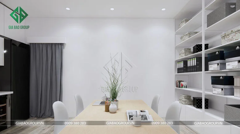 Bố trí khu vực làm việc cho nhân viên của shop
