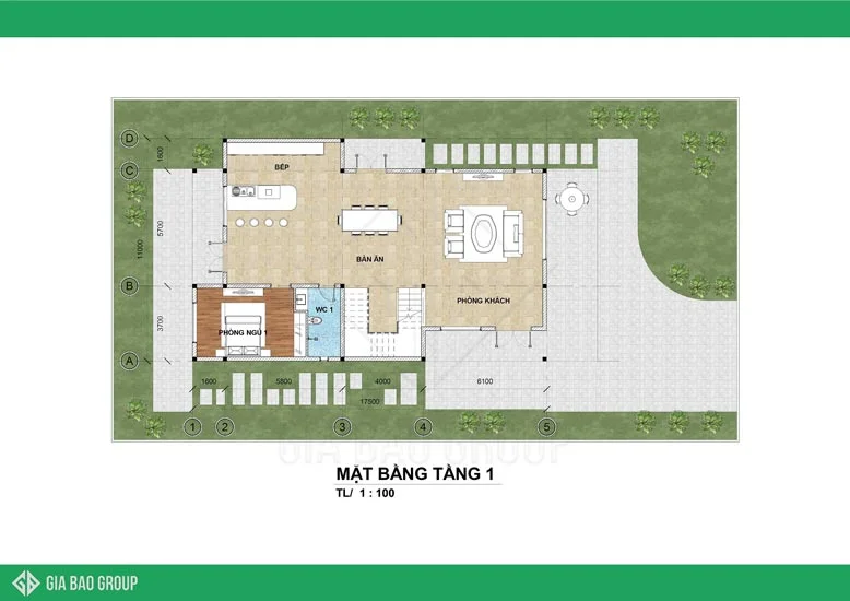 Thiết kế thi công biệt thự hiện đại 3 tầng đẹp rộng rãi, hiện đại
