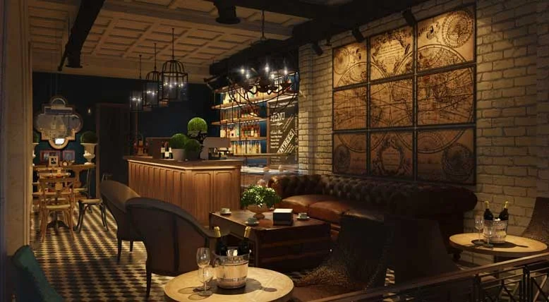 Nội thất quán cafe sử dụng vật liệu có nguồn gốc từ thiên nhiên