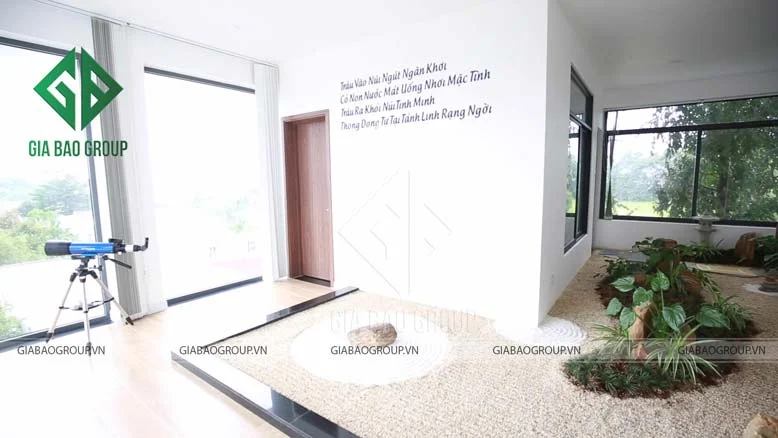 tiểu cảnh khô thi công nhà anh tâm