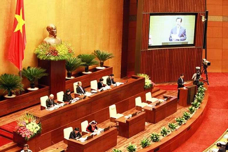 Vị trí ngồi của Chủ tịch Quốc Hội sẽ là vị trí cao ở giữa
